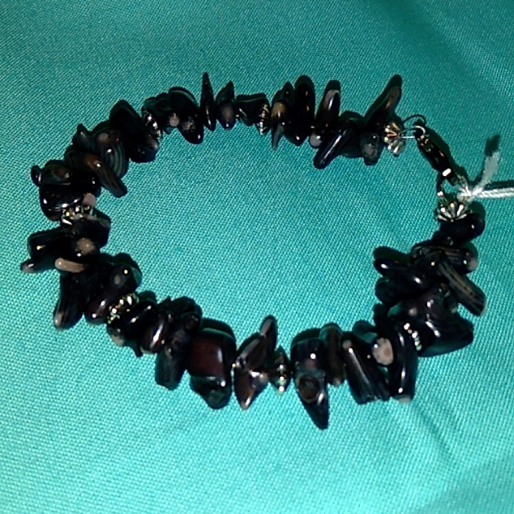 Oggie design coral bracelet.